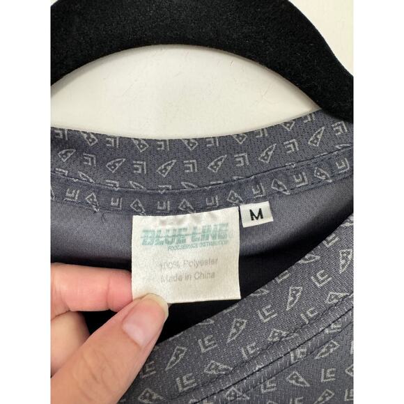 Little Caesars Uniform T Shirt Size Medium Unisex Grey Embroidered - Picture 5 of 5